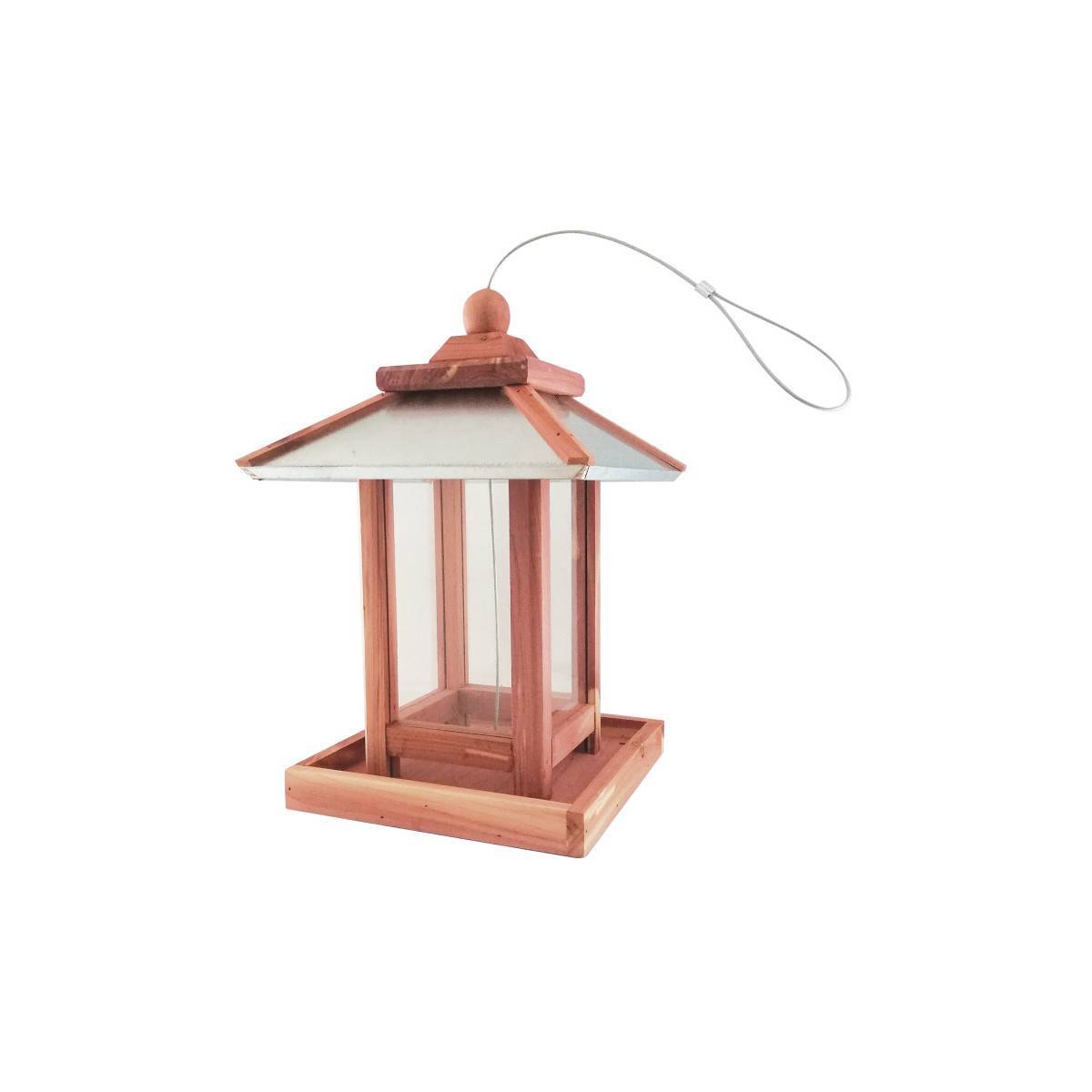 Multitanks - Mangeoire "Lumière RED CEDAR" pour oiseaux de la nature