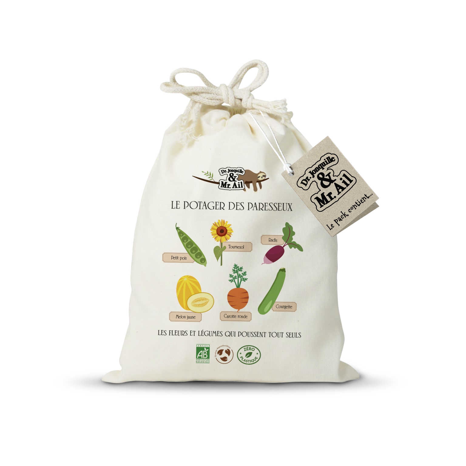 Kit de graines bio - Le potager des paresseux - Imagen 1
