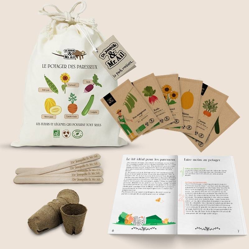 Kit de graines bio - Le potager des paresseux - Imagen 2
