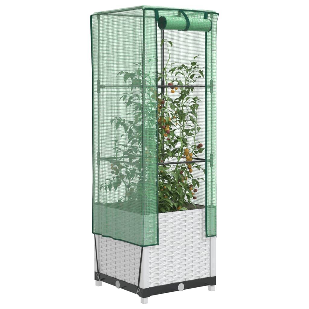 Prolenta Premium - Jardinière polypropylène blanc 40 x 40 x 38 cm - Prolenta premium p333.4 - Image 2