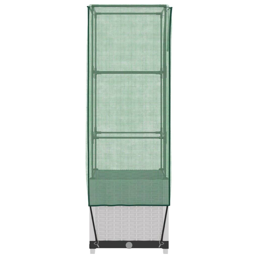 Prolenta Premium - Jardinière polypropylène blanc 40 x 40 x 38 cm - Prolenta premium p333.4 - Image 5