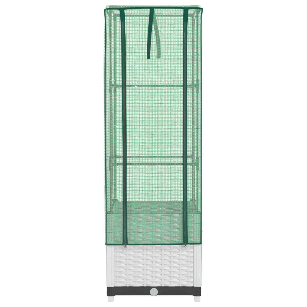 Prolenta Premium - Jardinière polypropylène blanc 40 x 40 x 38 cm - Prolenta premium p333.4 - Image 4
