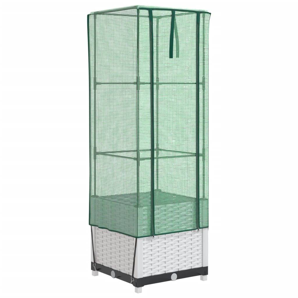Prolenta Premium - Jardinière polypropylène blanc 40 x 40 x 38 cm - Prolenta premium p333.4 - Image 1