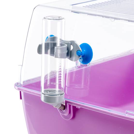 Ferplast - FERPLAST MINI DUNA HAMSTER Cage pour Rongeurs pour Hamsters, Souris, en Plastique, Accessoires inclus : Mangeoire, Abreuvoir, Étagère, Maison, - Imagen 9