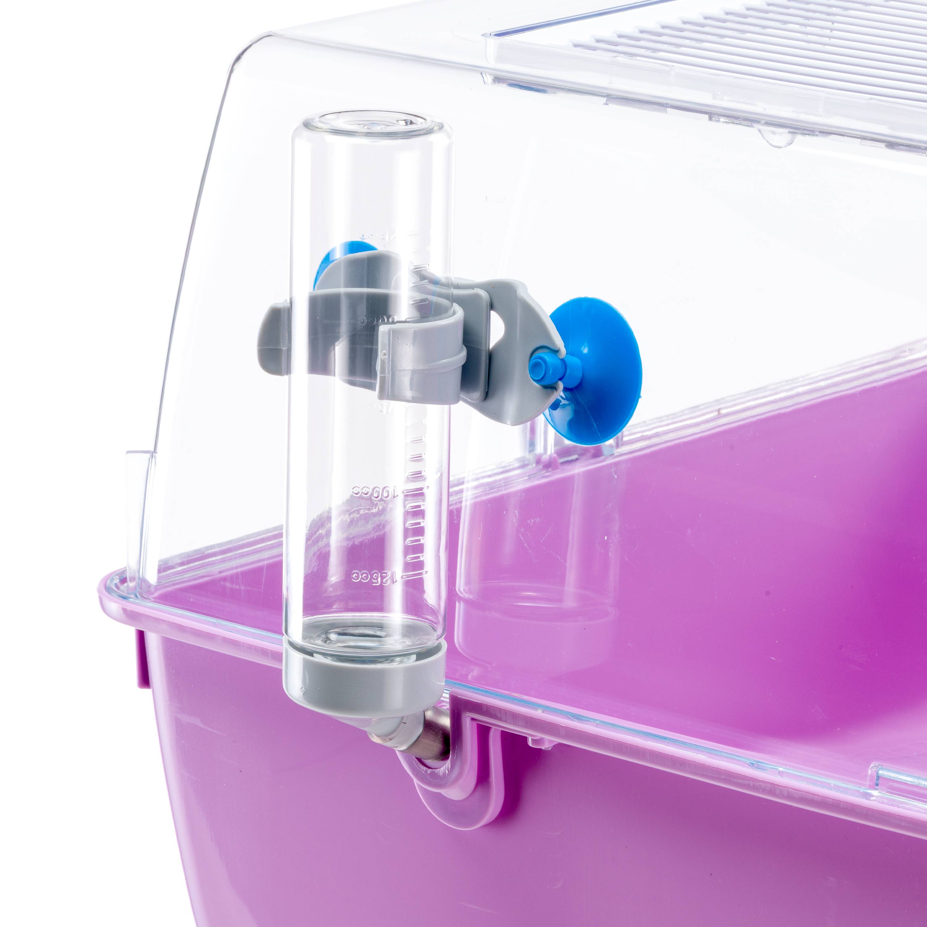 Ferplast - FERPLAST MINI DUNA HAMSTER Cage pour Rongeurs pour Hamsters, Souris, en Plastique, Accessoires inclus : Mangeoire, Abreuvoir, Étagère, Maison, - Imagen 9