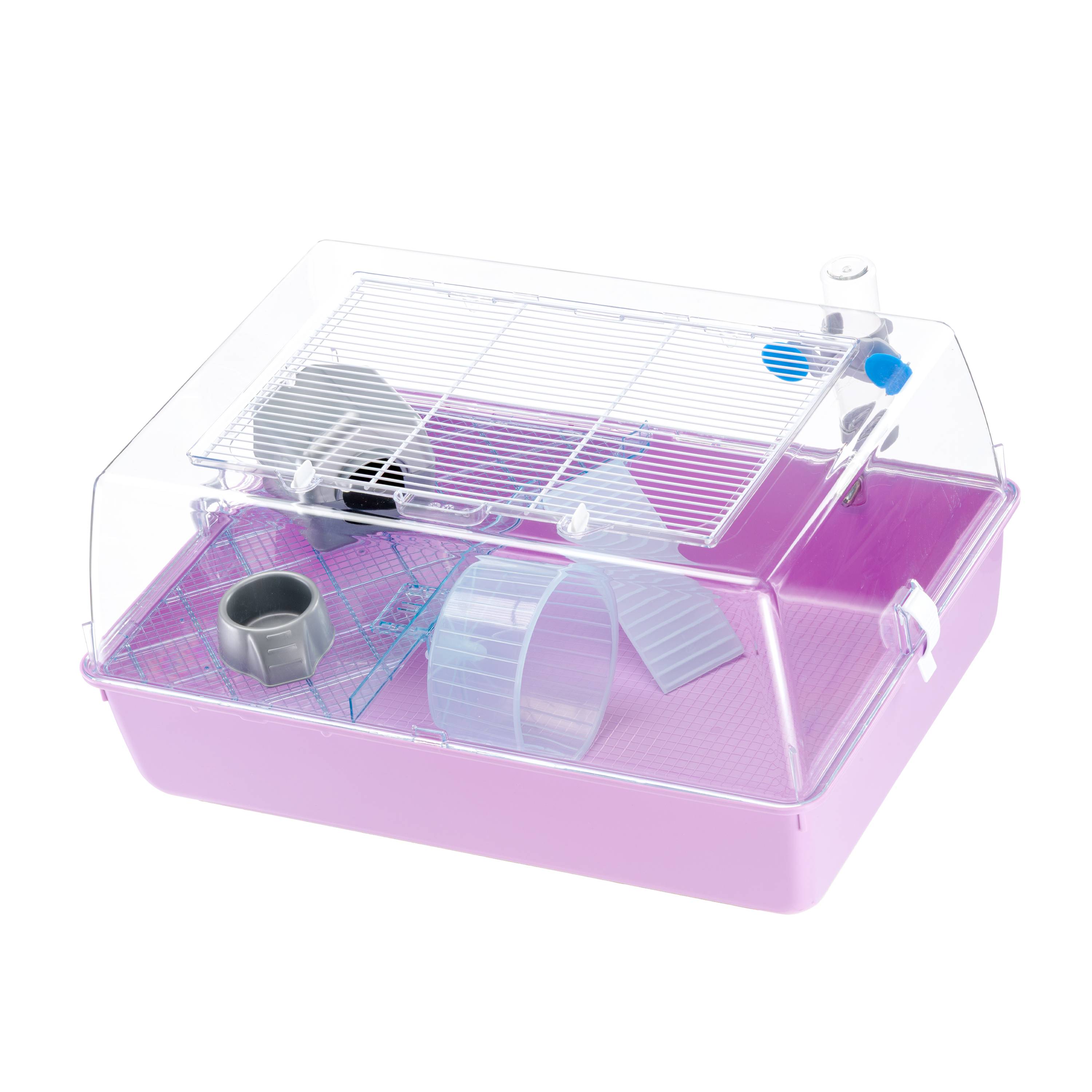 Ferplast - FERPLAST MINI DUNA HAMSTER Cage pour Rongeurs pour Hamsters, Souris, en Plastique, Accessoires inclus : Mangeoire, Abreuvoir, Étagère, Maison, - Imagen 8