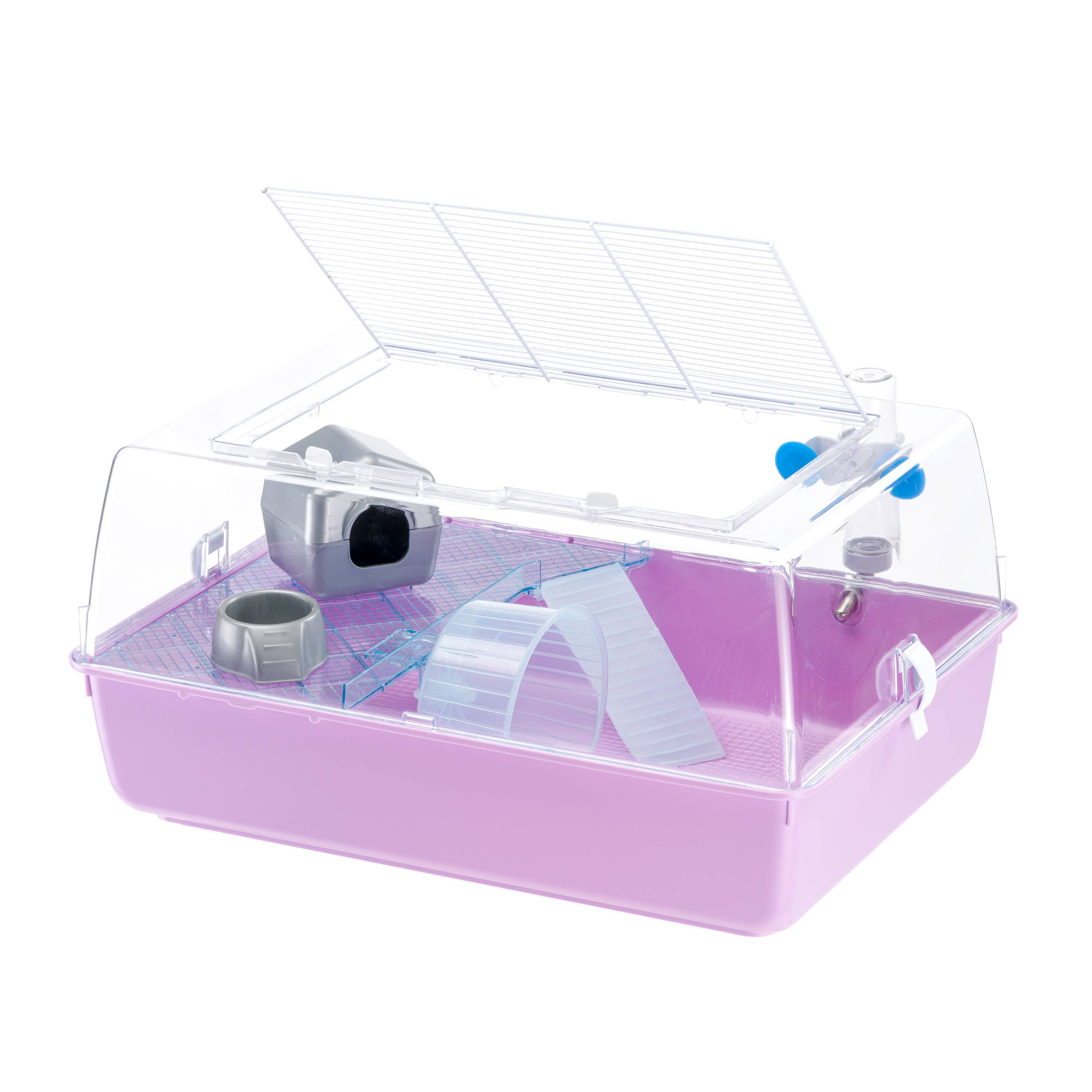 Ferplast - FERPLAST MINI DUNA HAMSTER Cage pour Rongeurs pour Hamsters, Souris, en Plastique, Accessoires inclus : Mangeoire, Abreuvoir, Étagère, Maison, - Imagen 7