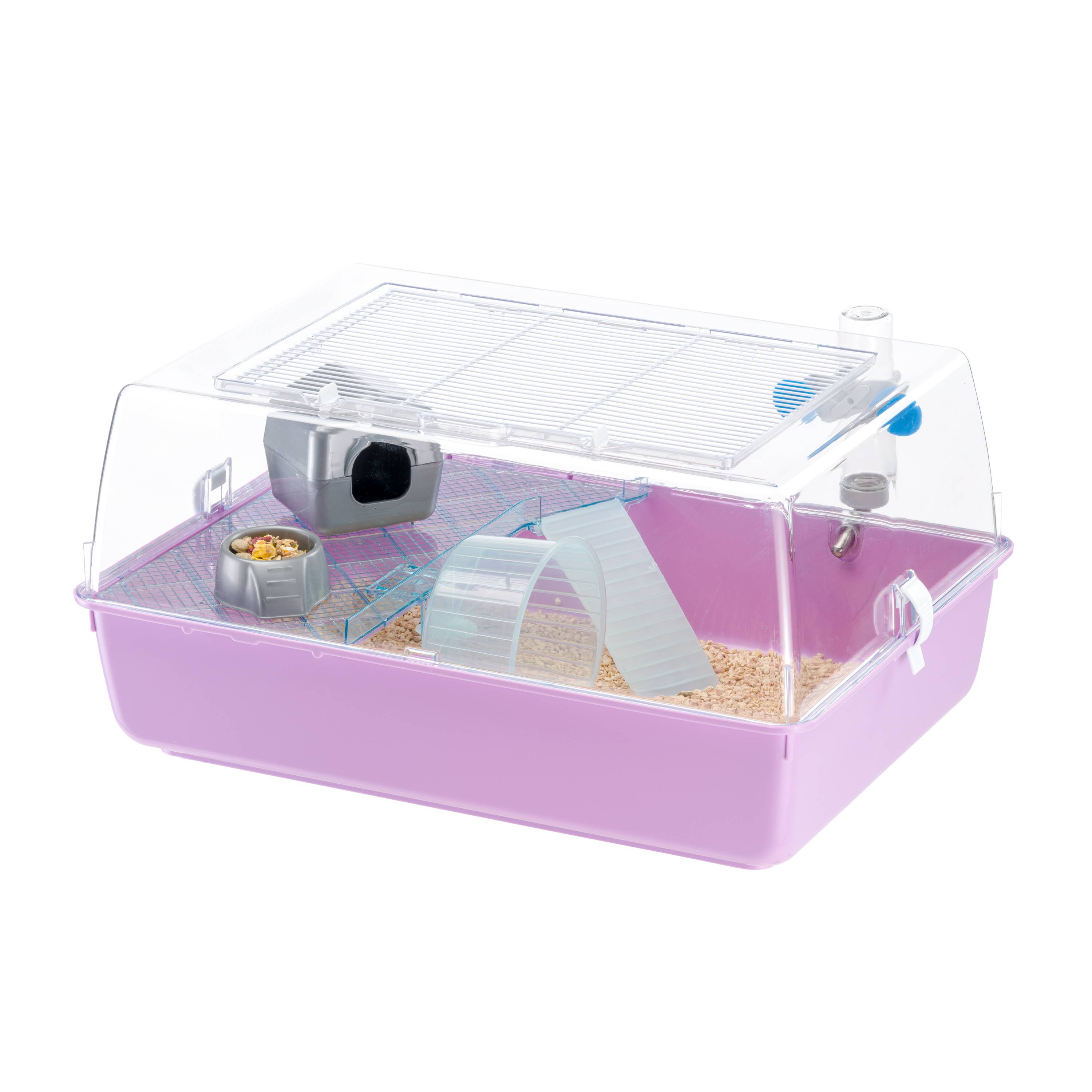 Ferplast - FERPLAST MINI DUNA HAMSTER Cage pour Rongeurs pour Hamsters, Souris, en Plastique, Accessoires inclus : Mangeoire, Abreuvoir, Étagère, Maison, - Imagen 5