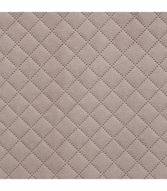 2 en 1 Pouf et Coffre de rangement en velours Beige Lin 31 x 31 cm - Image 3