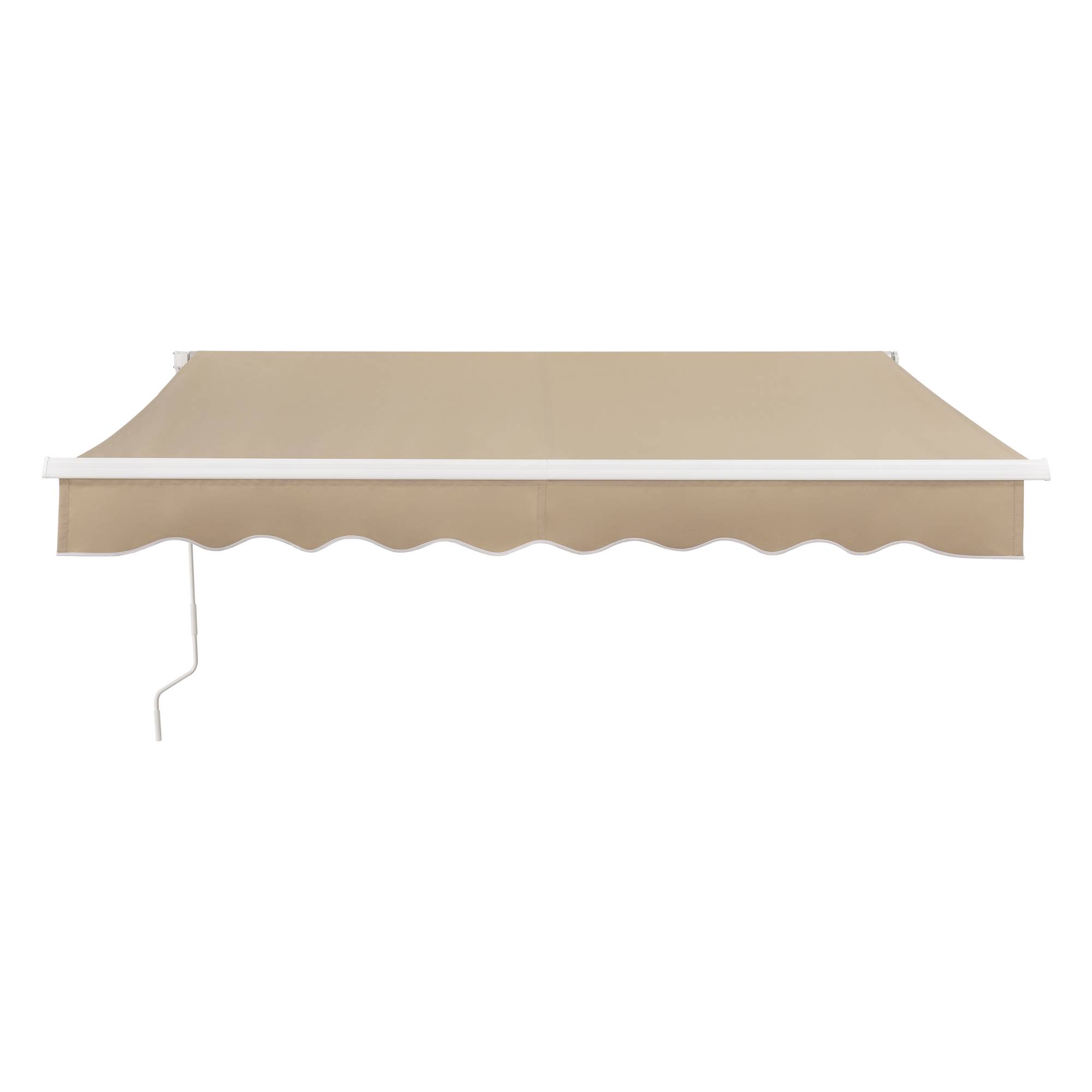 Store Banne Bitonto avec Manivelle 350 x 250 cm Beige [en.casa] - Image 5
