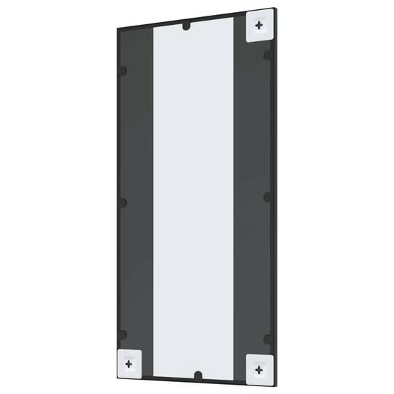 Maison Chic - Miroir mural - Miroir décoratif noir 40x80 cm rectangulaire fer - Image 5