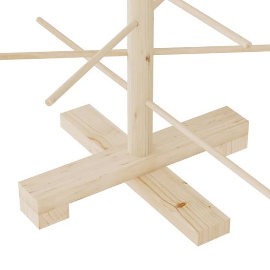 ComfortXL - Sapin de Noël en bois de pin décoratif à personnaliser pour fêtes intérieur 75 cm – ComfortXL Outdoor Living - Image 6