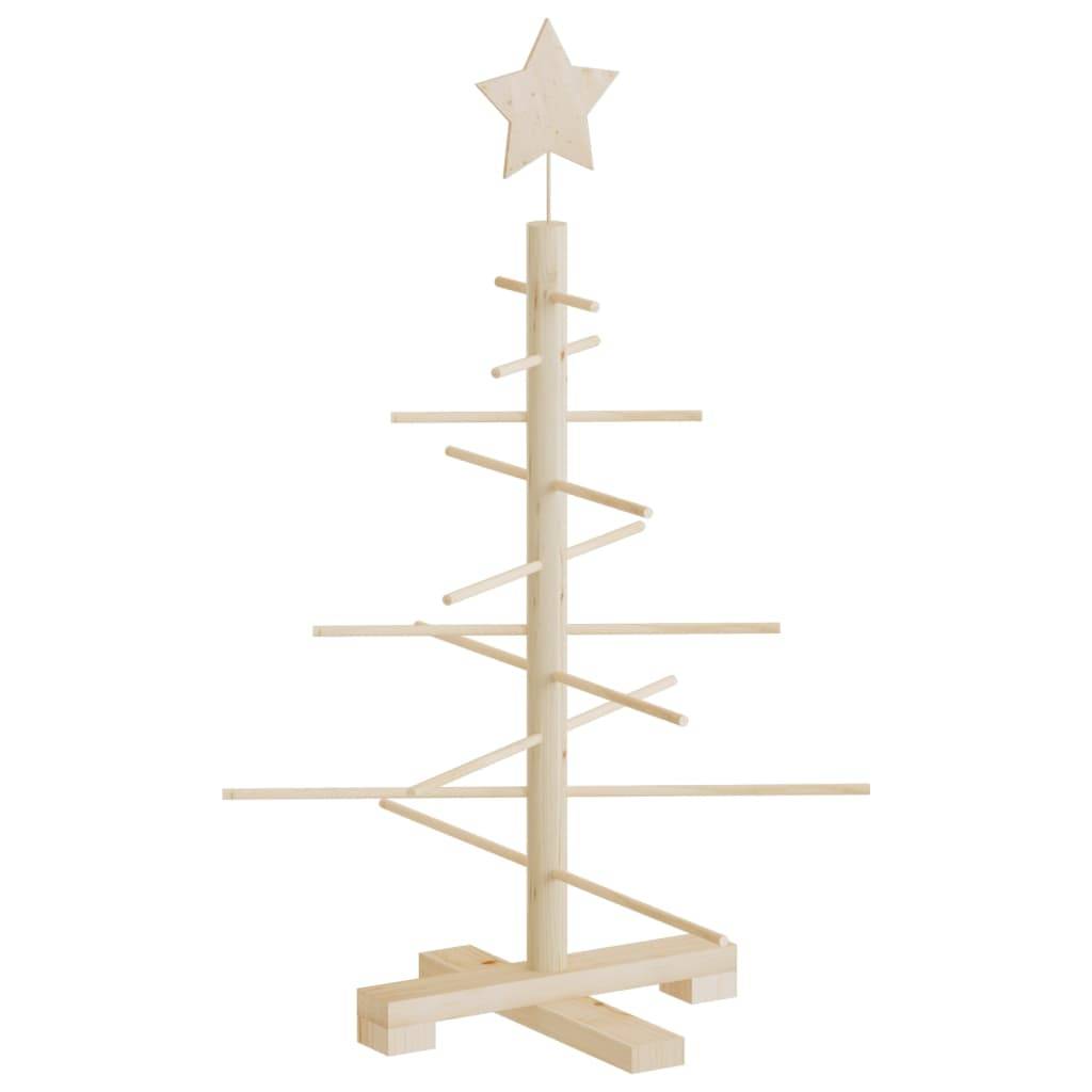 ComfortXL - Sapin de Noël en bois de pin décoratif à personnaliser pour fêtes intérieur 75 cm – ComfortXL Outdoor Living - Image 5