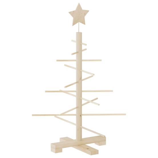ComfortXL - Sapin de Noël en bois de pin décoratif à personnaliser pour fêtes intérieur 75 cm – ComfortXL Outdoor Living - Image 2