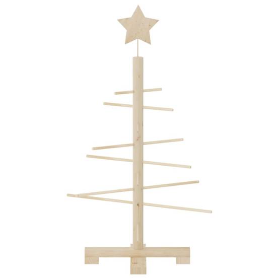 ComfortXL - Sapin de Noël en bois de pin décoratif à personnaliser pour fêtes intérieur 75 cm – ComfortXL Outdoor Living - Image 3