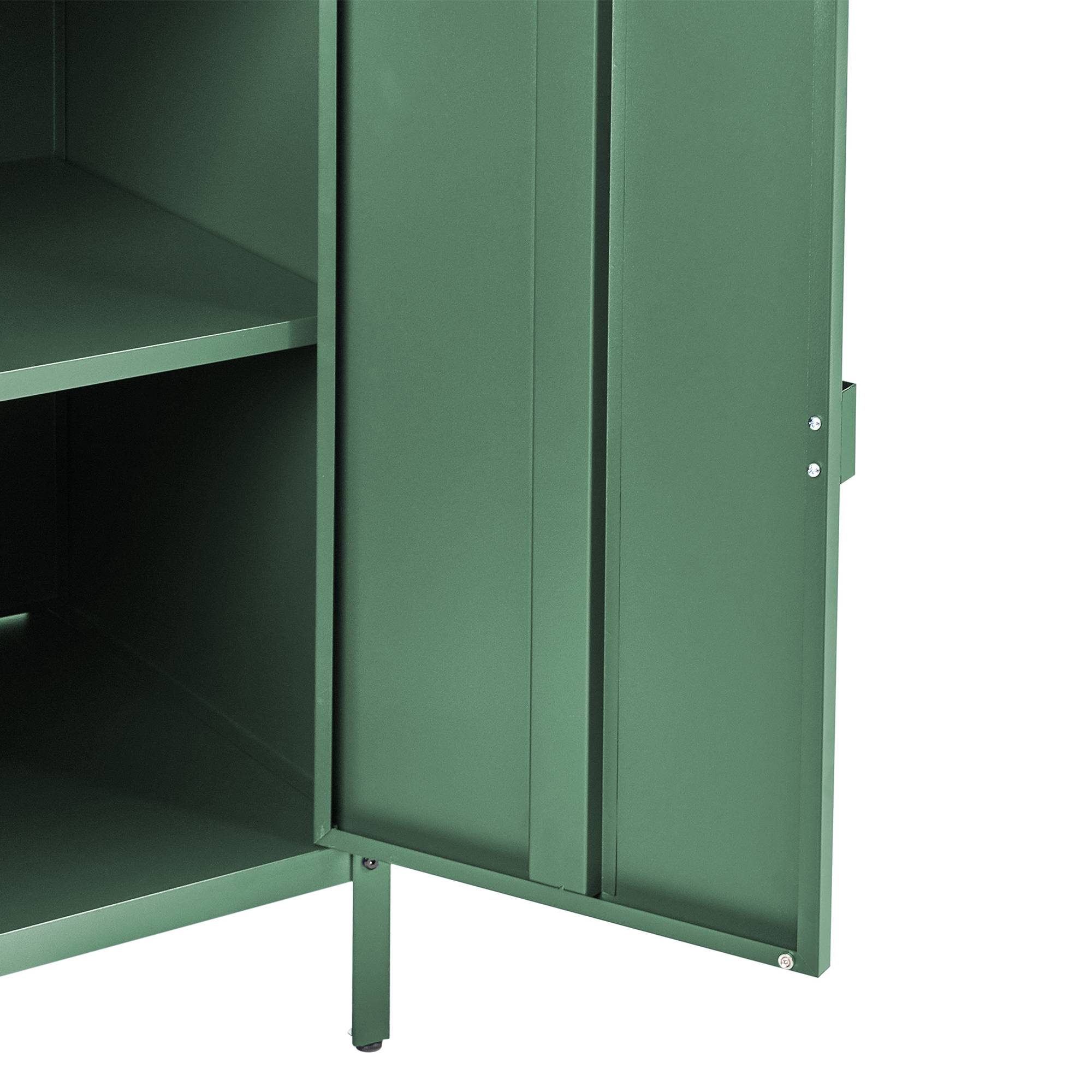 Beliani - Cuisine de jardin Acier Vert VILAMA - 80x50x90- Beliani - Image 8