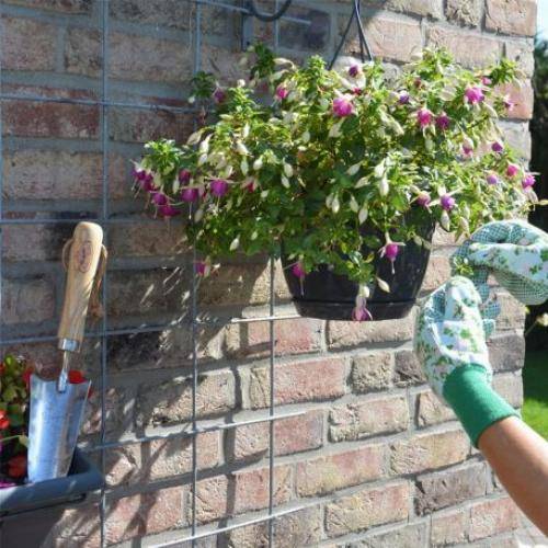 Esschert Design - Gants de jardinage motif fleuri - Protection durable - Imagen 2