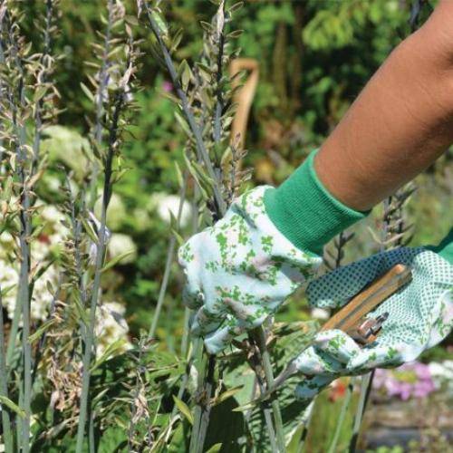 Esschert Design - Gants de jardinage motif fleuri - Protection durable - Imagen 1