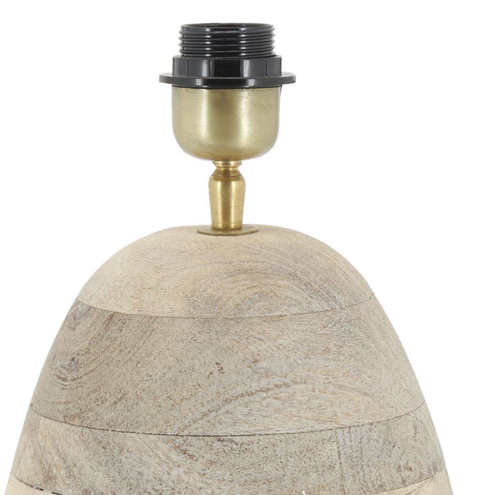 Aubry Gaspard - Pied de lampe ovale en manguier - Imagen 4