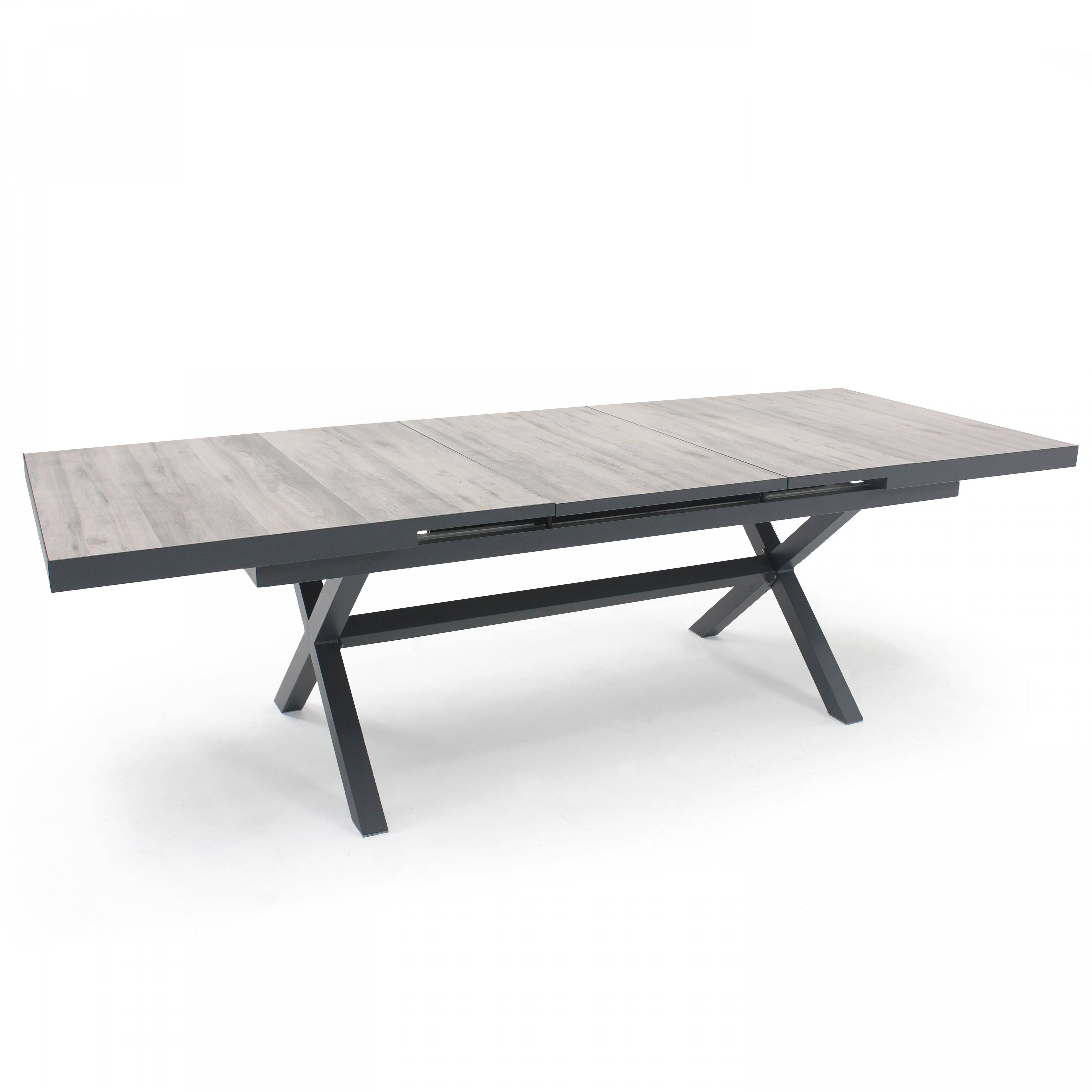 Oviala - Table extensible 10 places en céramique et aluminium Tivoli - Oviala - Imagen 1