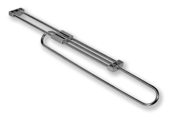 Emuca - Porte-cintre extensible chromé EMUCA - 450 mm - 6210625 - Image 1