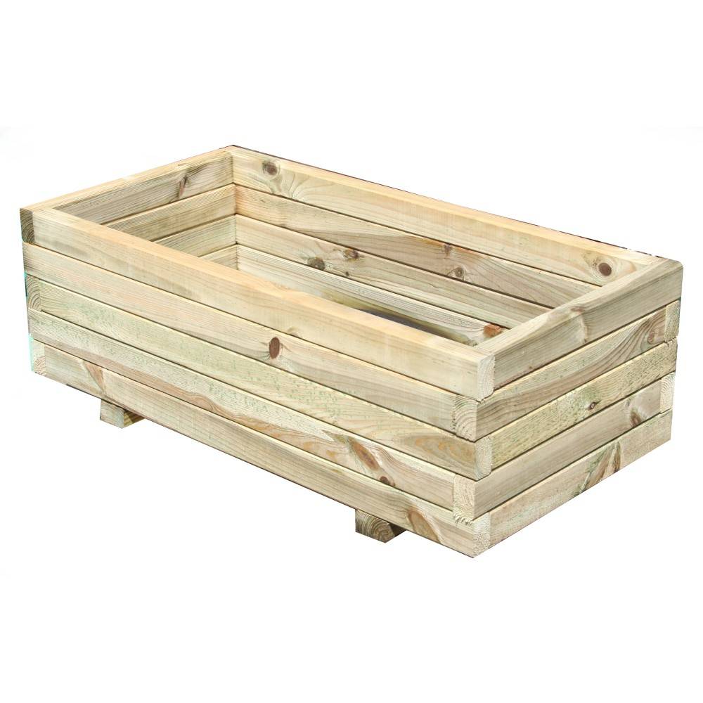 Jardinière rectangulaire Primo 80 - Cémonjardin - Image 1