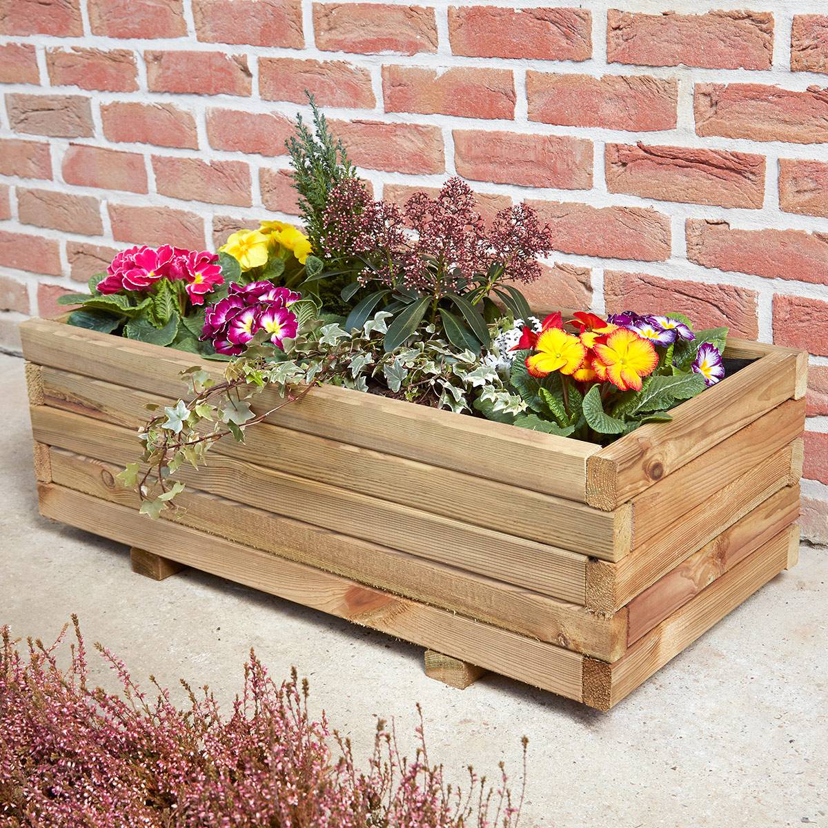 Jardinière rectangulaire Primo 80 - Cémonjardin - Image 2