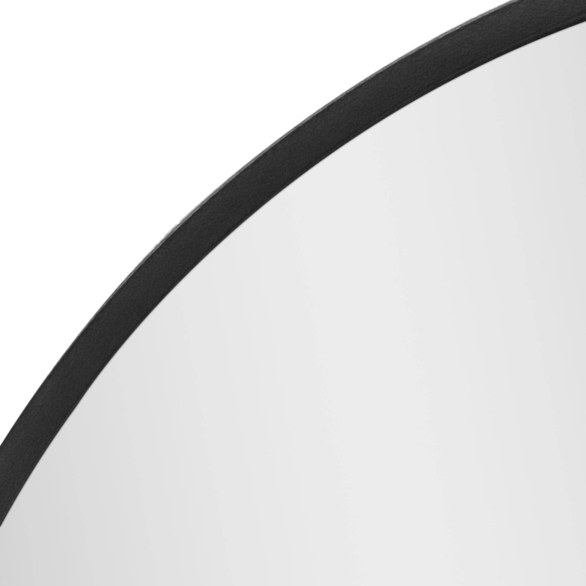 Helloshop26 - Miroir mural rond diamètre 40 cm noir - Image 4