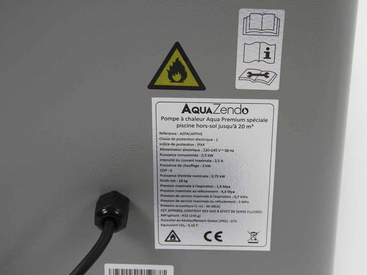 Aquazendo - Pompe à chaleur 3 kW Aqua Premium - AquaZendo - Imagen 9