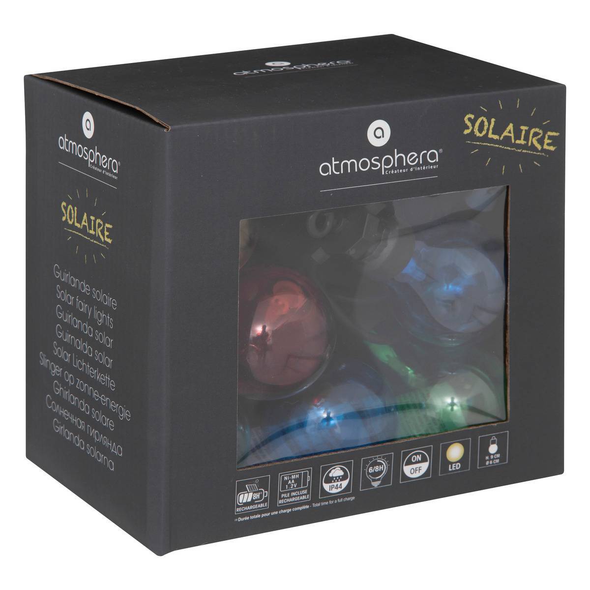 Guirlande LED outdoor multicolore L500cm ATMOSPHERA CREATEUR D'INTERIEUR - Imagen 3