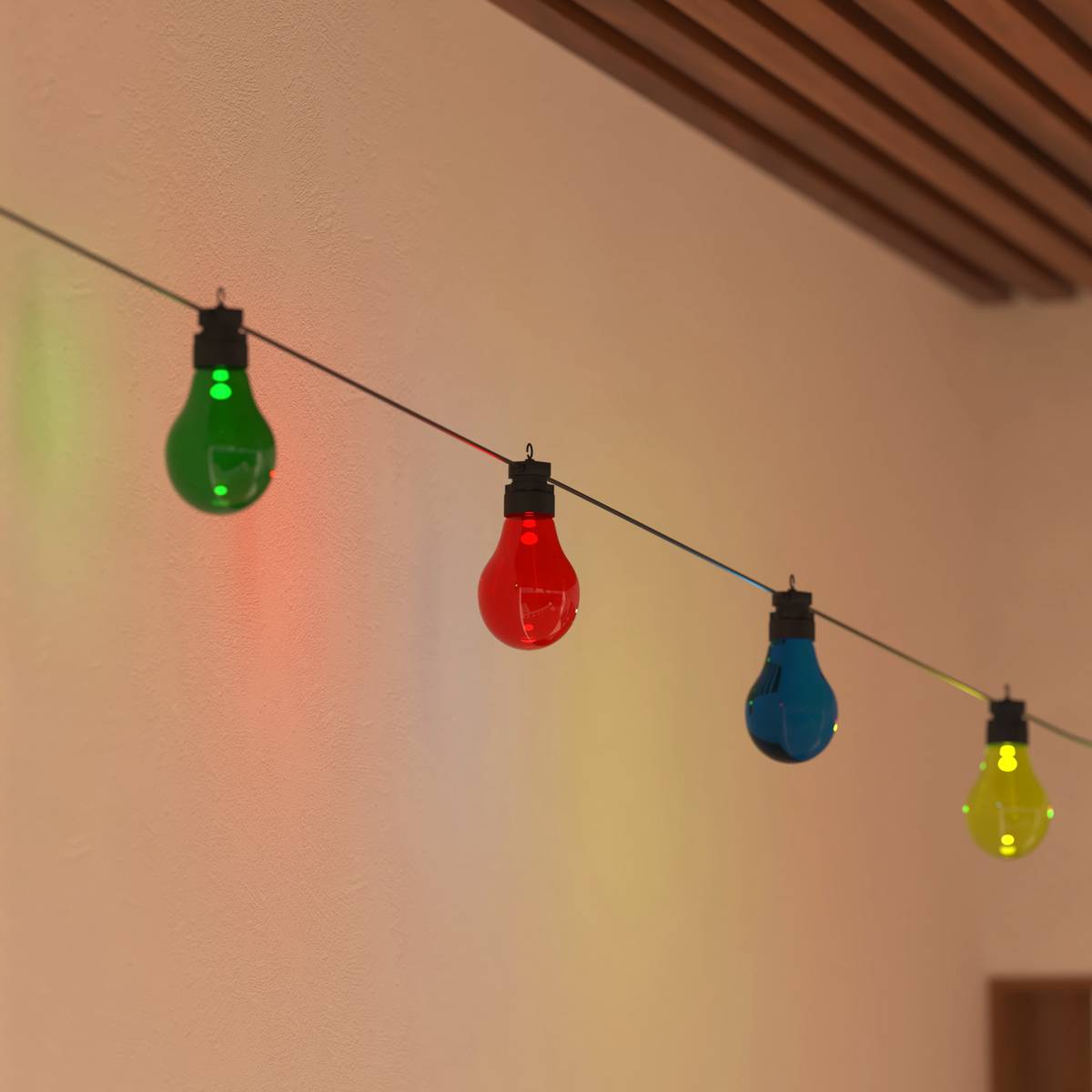 Guirlande LED outdoor multicolore L500cm ATMOSPHERA CREATEUR D'INTERIEUR - Imagen 1
