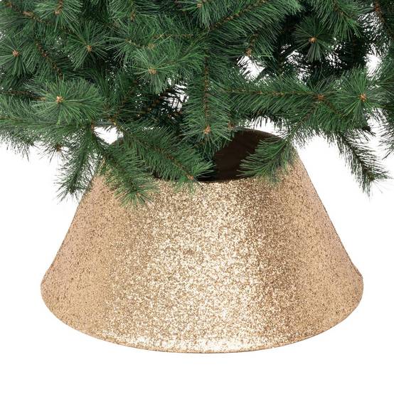 Cache pied de sapin pailleté D.56cm or ATMOSPHERA CREATEUR D'INTERIEUR - Image 2