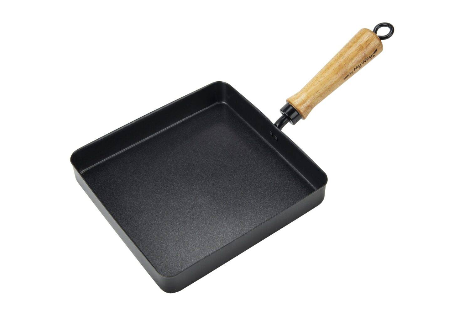 Poêle à œufs - 39 x 20 cm - En acier carbone - Compatible toutes plaques de cuisson - Myway - Imagen 1