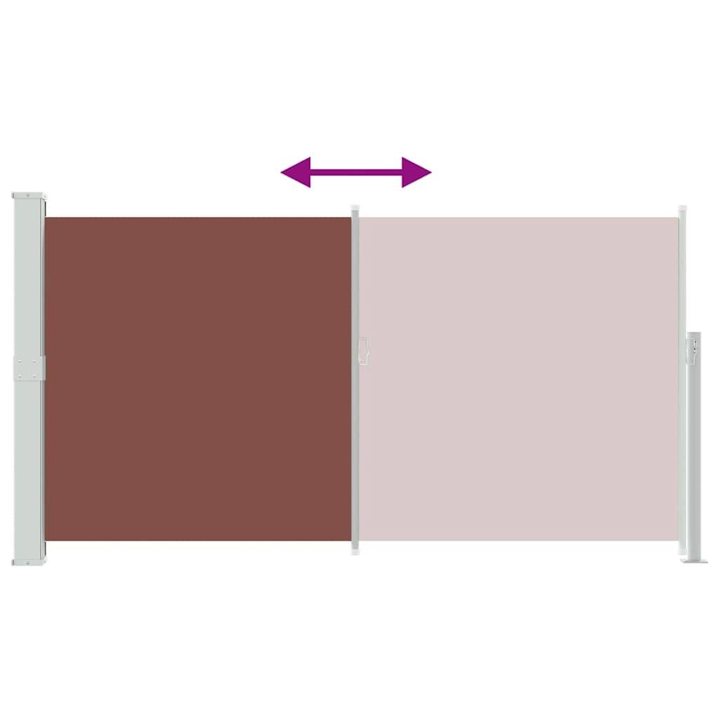 Store banne | Auvent latéral rétractable de patio 170x300 cm Marron Maison Chic - Image 8