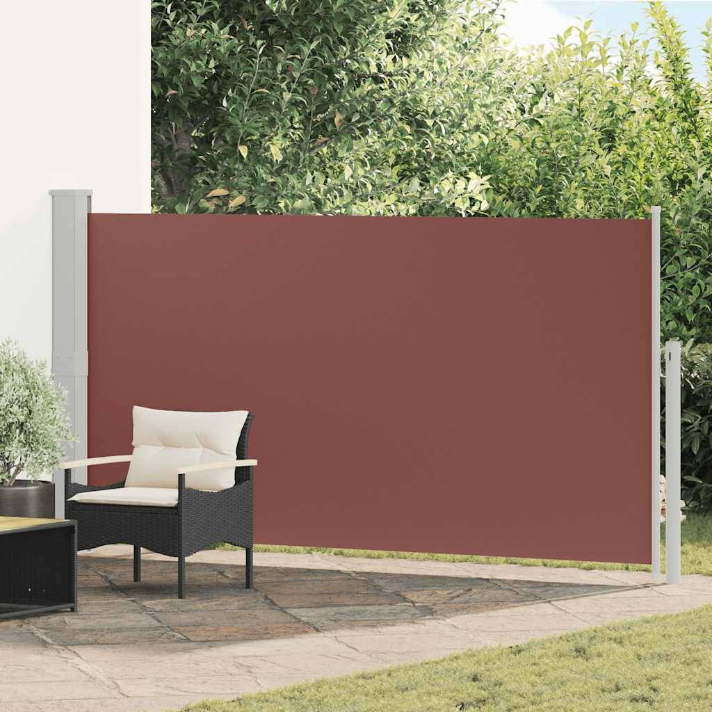 Store banne | Auvent latéral rétractable de patio 170x300 cm Marron Maison Chic - Image 2