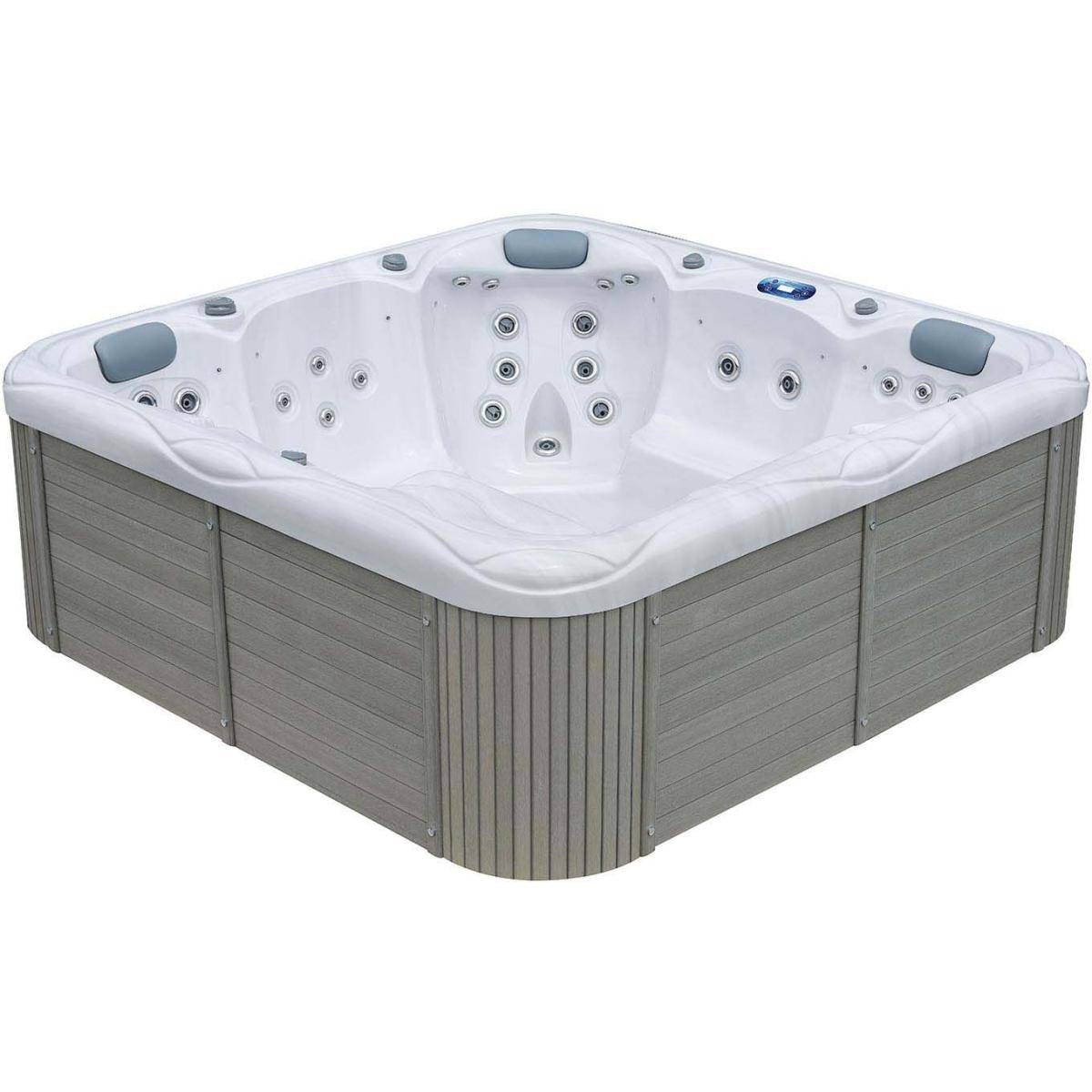 Mlspa - Spa rigide cuve acrylique et châssis bois ML650 (5 places dont 2 allongées) - Imagen 1
