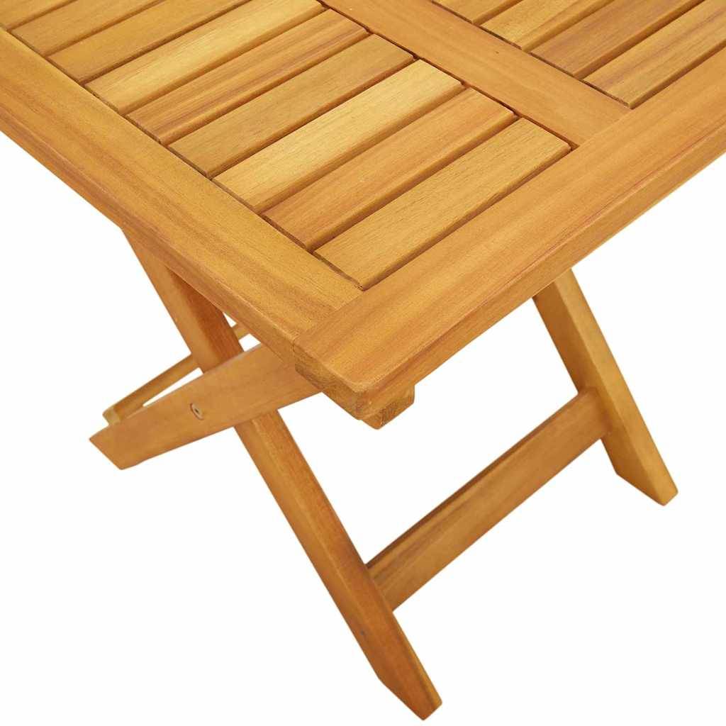 Set Transat Double Acacia Massif Jardin Terrasse Coussins Inclinable Gris Foncé - ComfortXL Outdoor Living - Image 7