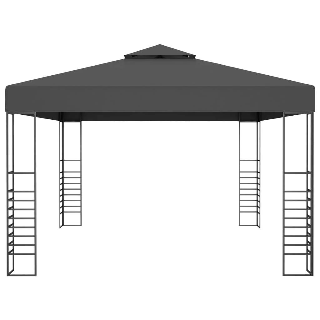 Tonnelle - Tente de réception - Barnum 3x4 m Anthracite - MEUBLE PRO-JU5663 - Image 3