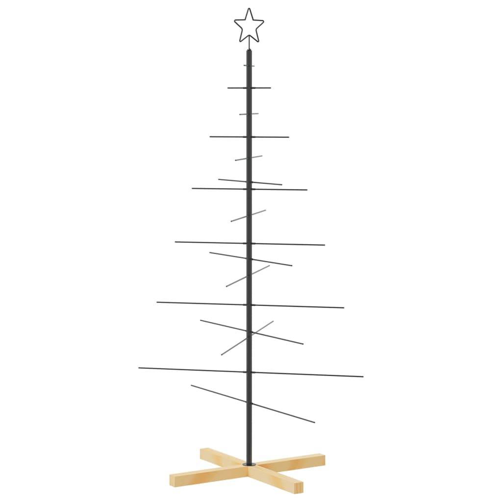 ComfortXL - Sapin de Noël scandinave en métal et bois à décorer pour intérieur Noir 150 cm – ComfortXL Outdoor Living - Image 5