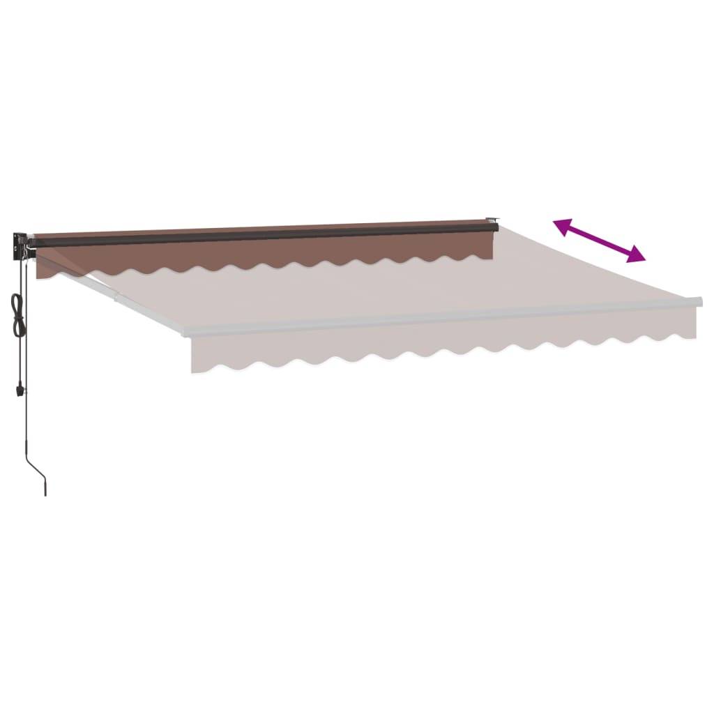 Prolenta Premium - Store banne  Vénissieux Gris  350 X 250 cm  - P95055G - Image 5