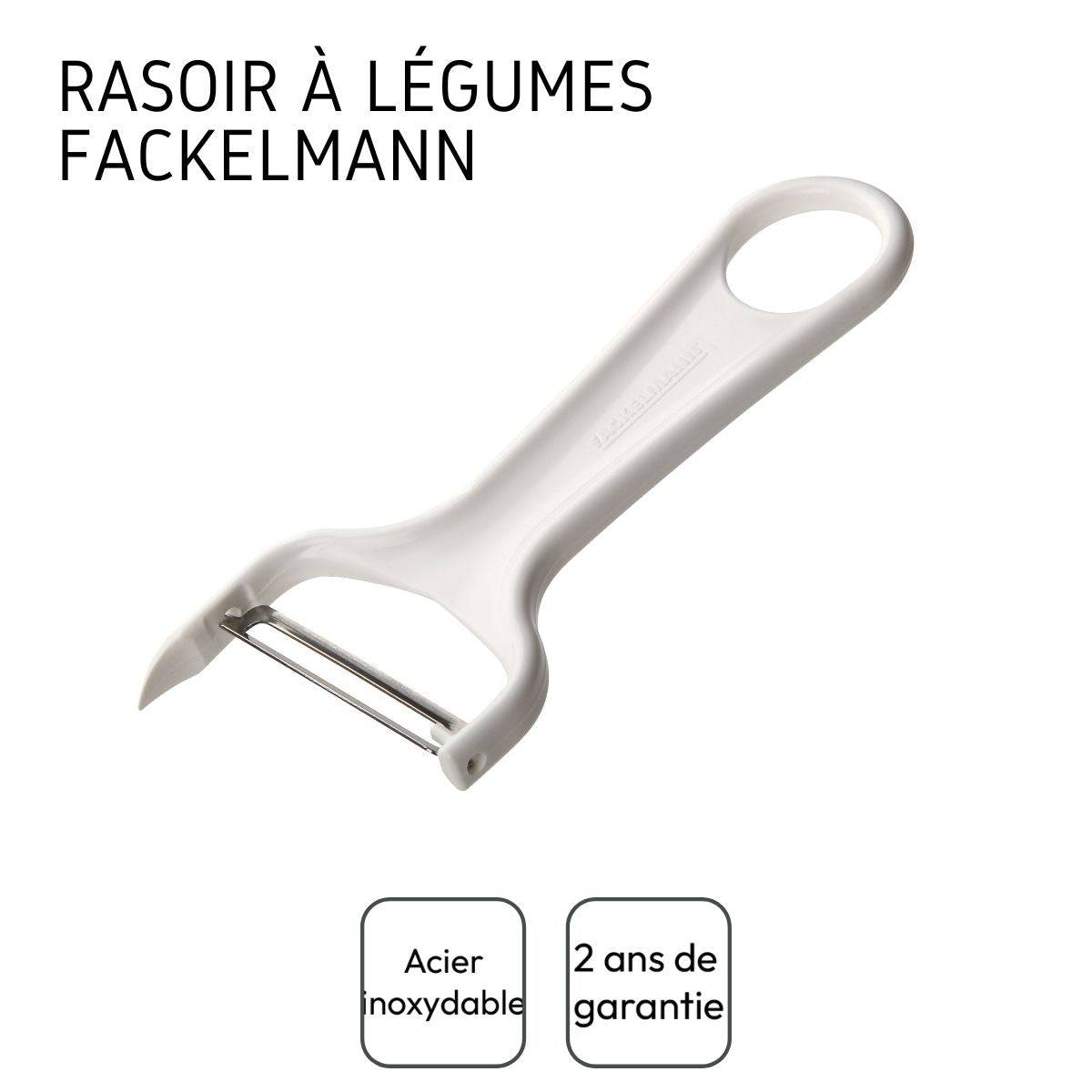 Rasoir à légumes, éplucheur à légumes 14 cm Fackelmann - Image 4