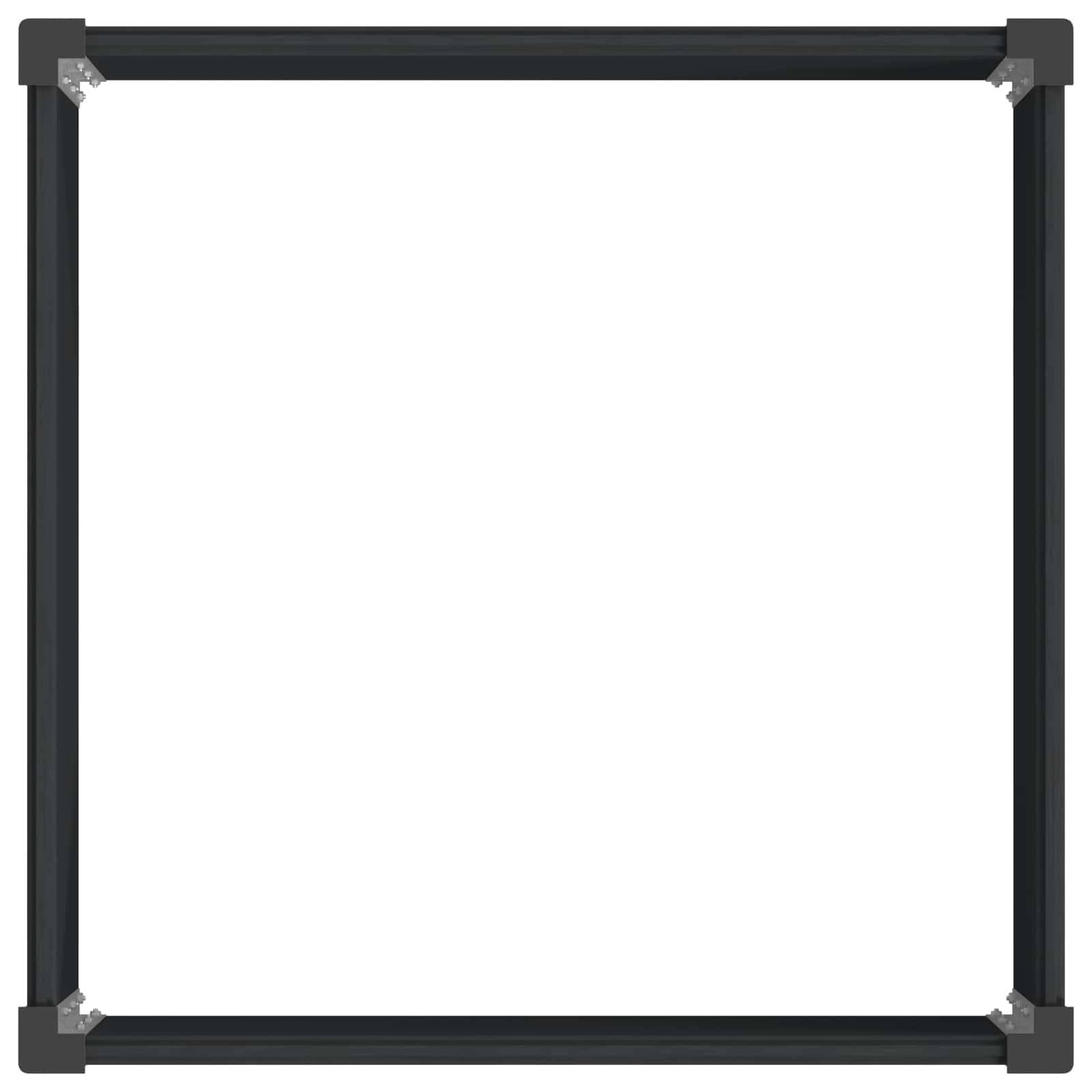 Prolenta Premium - Jardinière aluminium noir 100 x 100 x 54 cm - Prolenta premium p388.2 - Image 5