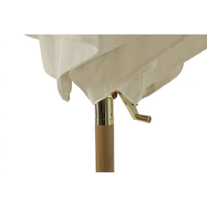 Parasol droit REVA rond diamètre 2m - toile beige clair Beau Rivage - Imagen 8