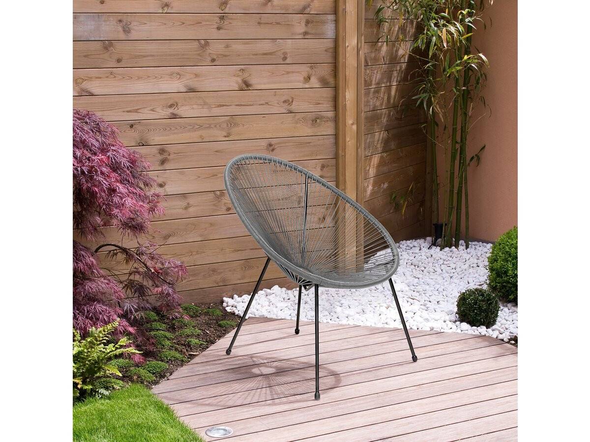 Lot De 2 Fauteuils De Jardin "ania" - Gris -habitat Et Jardin - Imagen 2
