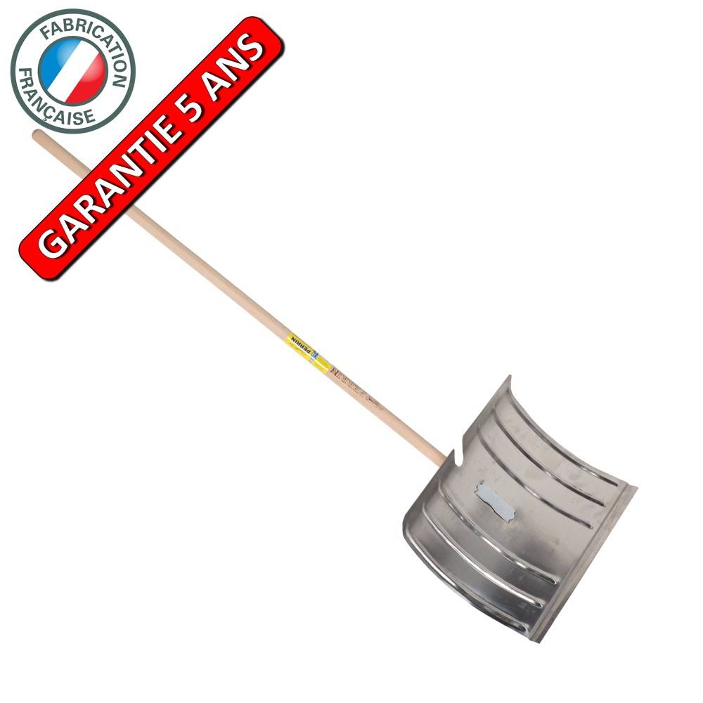 Outils Perrin - Poussoir à neige alu 50 cm manche 1,30 m, outil pour le déneigement Outils Perrin