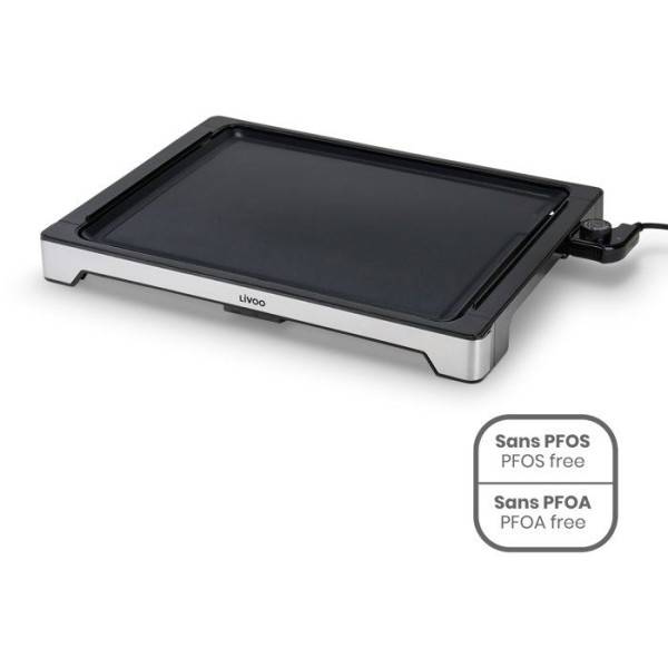 Livoo - Plancha électrique 2000w 47x37 cm DOC319 Livoo - Imagen 3