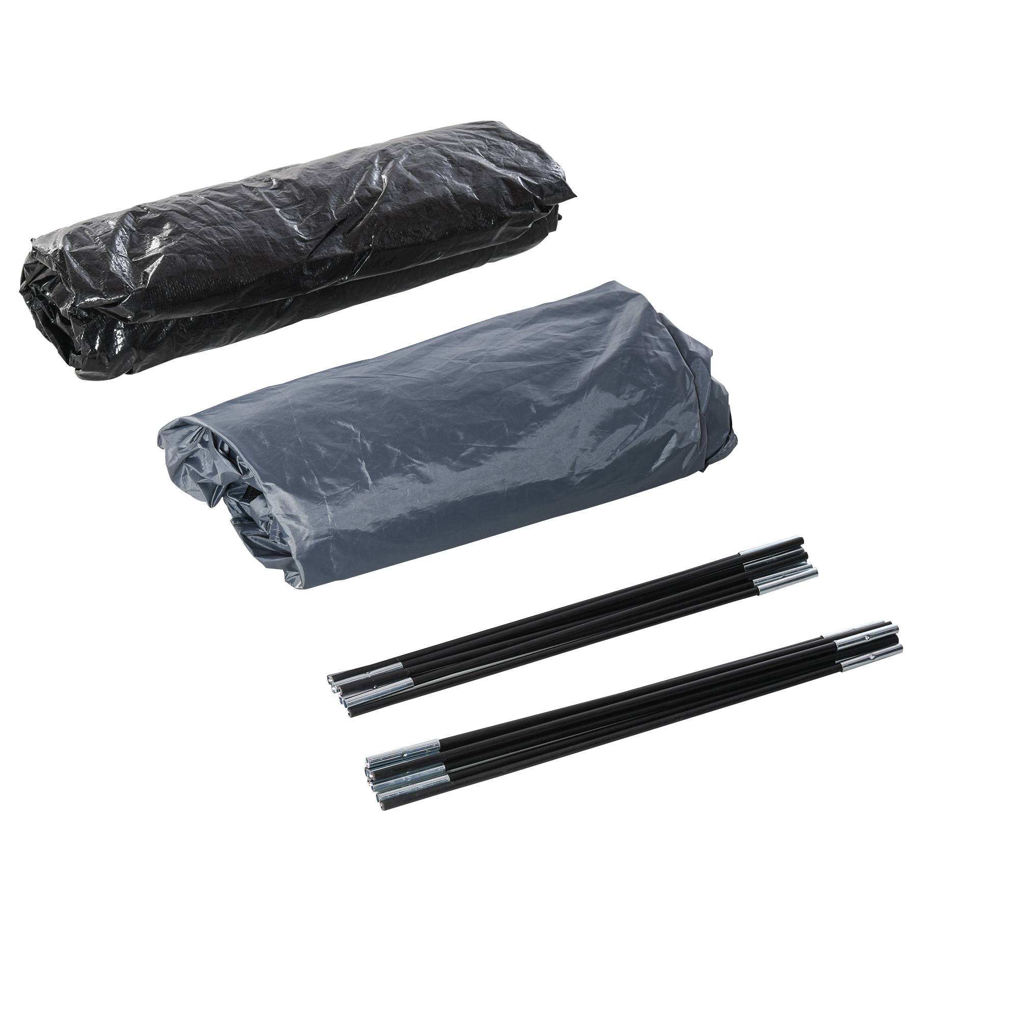 Tente de camping polyester bleu marine 300 x 250 x 130 cm - PANGIVO - Image 10