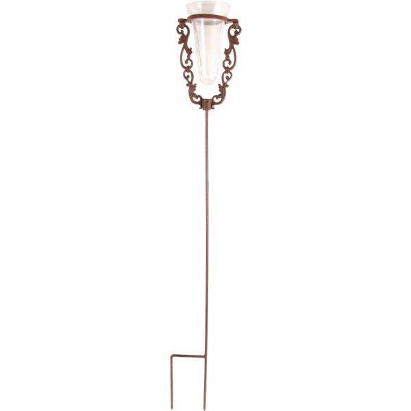 Esschert Design - Pluviomètre de jardin en verre avec support en fonte Water In The Garden - Image 1