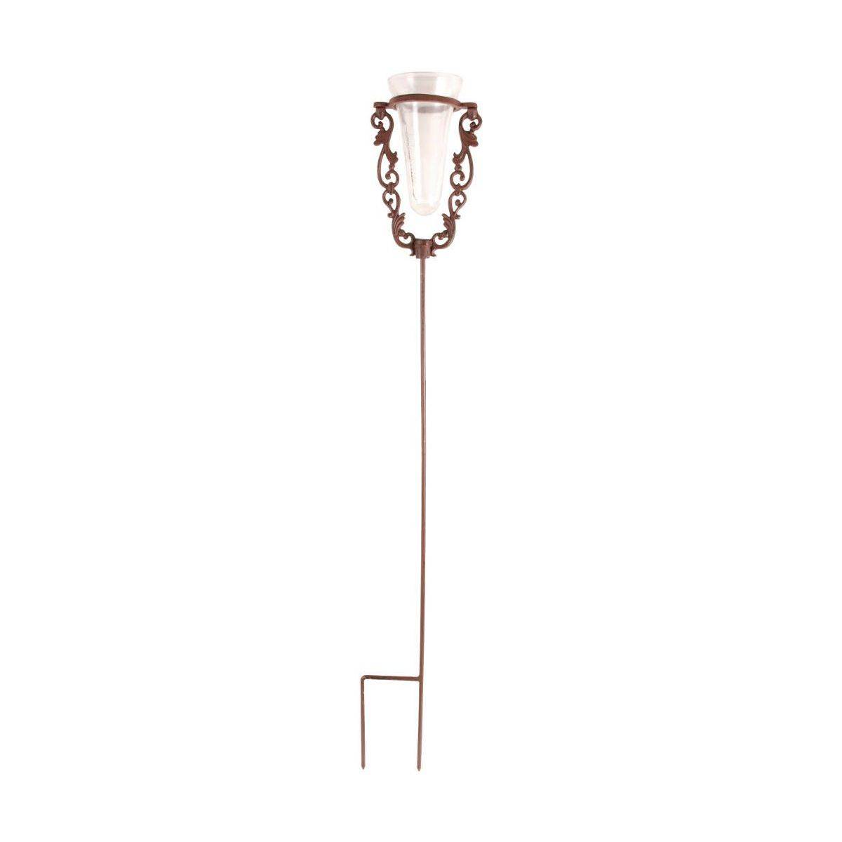Esschert Design - Pluviomètre de jardin en verre avec support en fonte Water In The Garden - Imagen 1