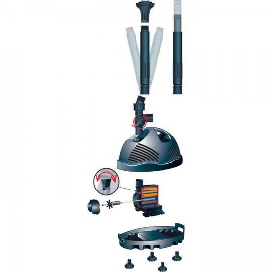 Pompe de bassin UBBINK Elimax 500 pour jeux et jets d'eau - Débit 700l/h - Image 4